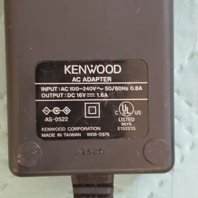 Original Kenwood W08-0976 16V 1.6A Power Supply Adapter photo 2