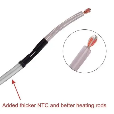 12 Pcs 12V 40W Ceramic Cartridge Heaters with NTC Thermistors for 3D Printers photo 5