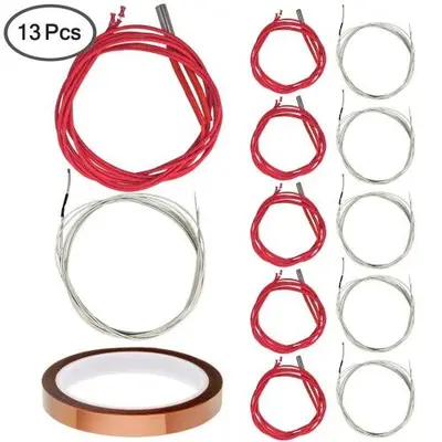 12 Pcs 12V 40W Ceramic Cartridge Heaters with NTC Thermistors for 3D Printers photo 3