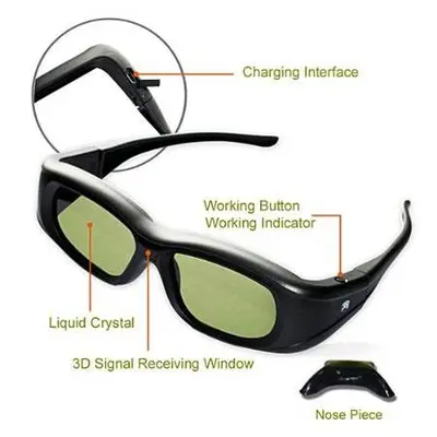 N05-IR Universal Rechargeable 3D IR Active Shutter Glasses photo 3