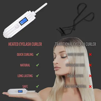 ALLURIA USB Rechargeable Heated Eyelash Curler photo 4