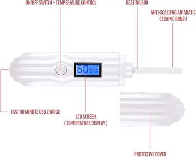ALLURIA USB Rechargeable Heated Eyelash Curler photo 2