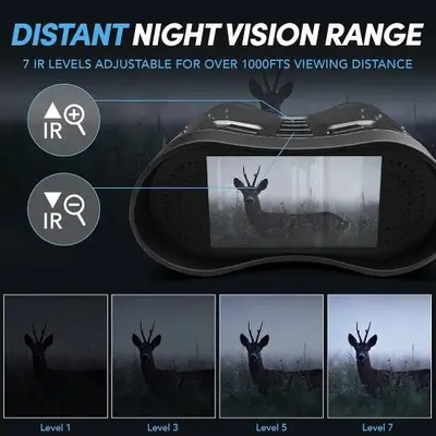 Digital Infrared Night Vision Goggles for Total Darkness photo 6