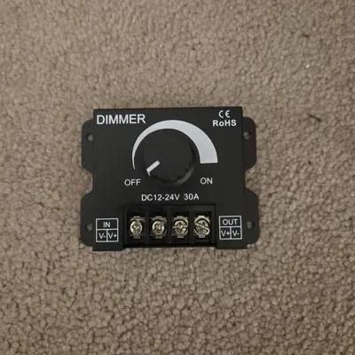 DC 12-24V LED Dimmer Switch, 30A 360W, Adjustable