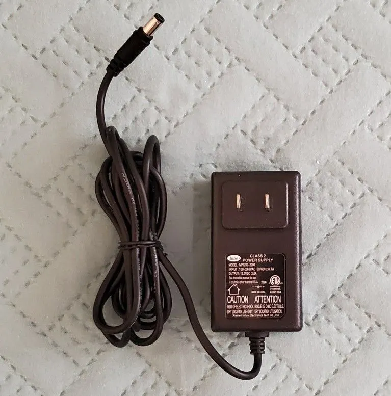 12V 2A AC Adapter for External Hard Drives, Routers and Cameras