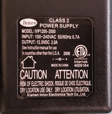 12V 2A AC Adapter for External Hard Drives, Routers and Cameras photo 2