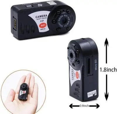 Mini WiFi Spy Camera with Infrared Night Vision, DVR Nanny Cam photo 9