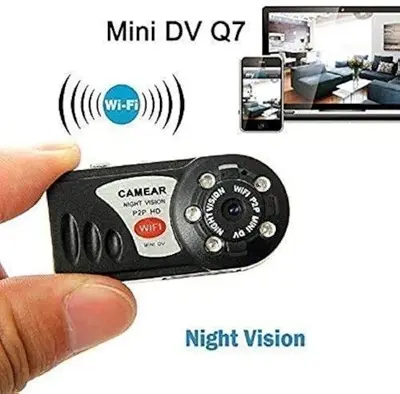 Mini WiFi Spy Camera with Infrared Night Vision, DVR Nanny Cam photo 6
