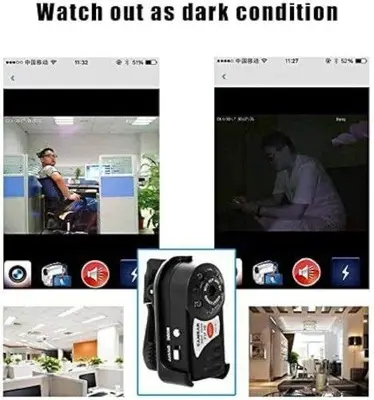 Mini WiFi Spy Camera with Infrared Night Vision, DVR Nanny Cam photo 4