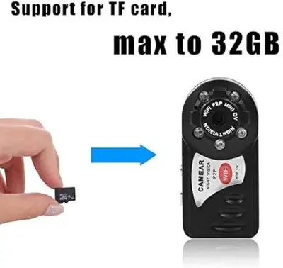 Mini WiFi Spy Camera with Infrared Night Vision, DVR Nanny Cam photo 2