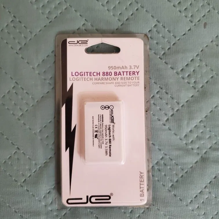 950mAh 3.7V Battery for Logitech Harmony 880 Remote