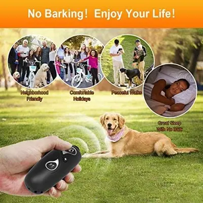 Ultrasonic Anti-Barking Dog Deterrent, 2-in-1 Control and Training photo 6