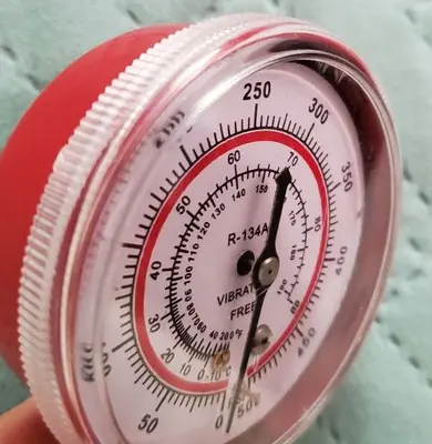 R134A Air Conditioning Refrigerant Recharge Pressure Gauge photo 2