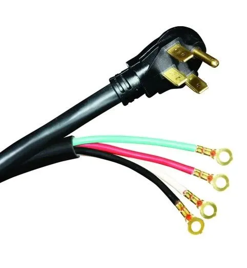 HDX 6 ft 50 Amp 4-Prong Range Power Cord