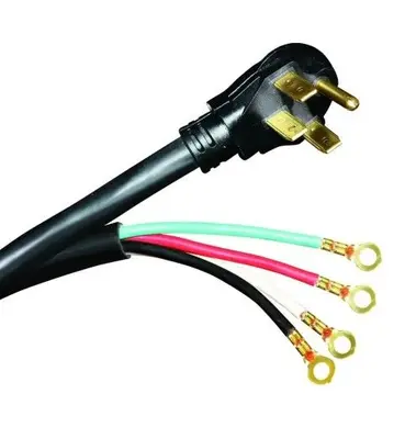 HDX 6 ft 50 Amp 4-Prong Range Power Cord photo 1
