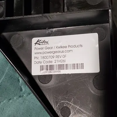 Kwikee RV Entry Step Controller 363989 with Override and Porch Light photo 4