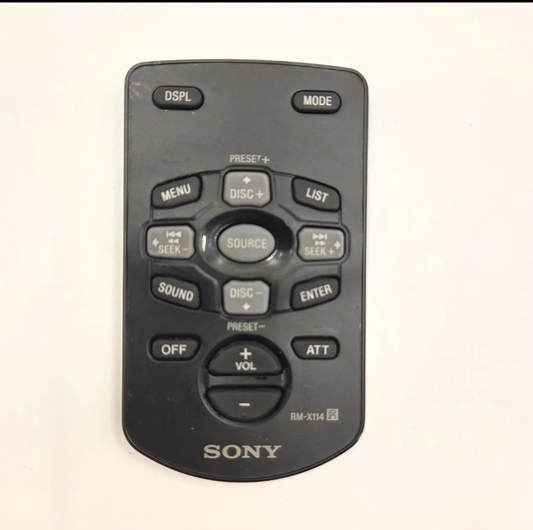 Genuine Sony RM-X114 IR Remote for Car Audio Receivers