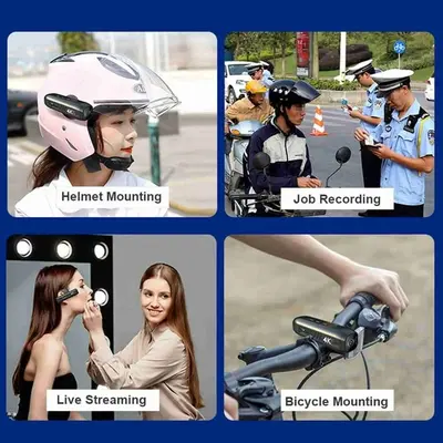 Head-Mounted 4K 30FPS Action Camera with Anti-Shake and 120-Degree Lens photo 8