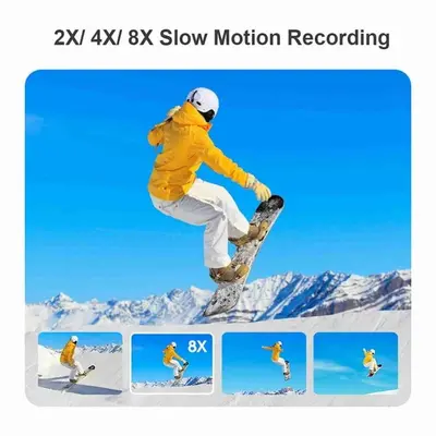 Head-Mounted 4K 30FPS Action Camera with Anti-Shake and 120-Degree Lens photo 6