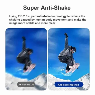 Head-Mounted 4K 30FPS Action Camera with Anti-Shake and 120-Degree Lens photo 7