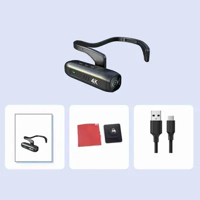 Head-Mounted 4K 30FPS Action Camera with Anti-Shake and 120-Degree Lens photo 5