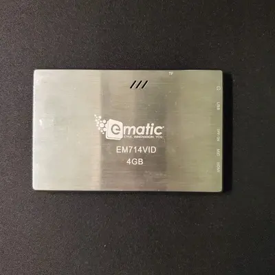 Ematic EM714VID 4.3" HD Touch Screen 4GB MP3 and Video Player with FM photo 3