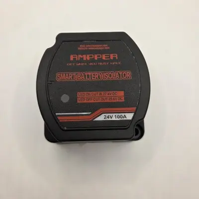 Ampper 24V 100A Dual Battery Isolator, Voltage-Sensitive Relay