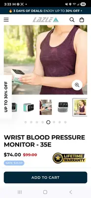 Lazle WRS-35E Wrist Blood Pressure Monitor photo 10