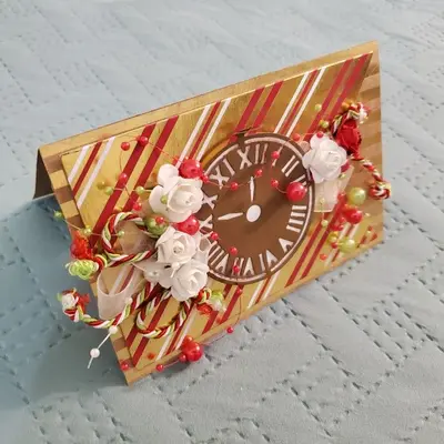 Handmade Folded Greeting Cards, Blank Inside