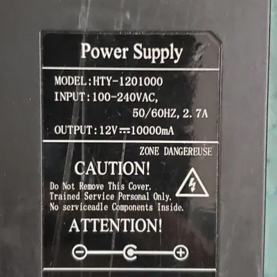 12V 10A CCTV Camera Power Supply, 1-to-8 Channel photo 2