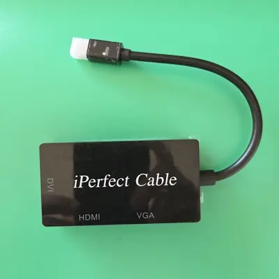 3-in-1 Mini DisplayPort to HDMI, DVI and VGA Adapter Cable