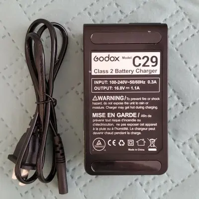 Godox C29 16.8V 1.1A Battery Charger for AD200 Pocket Flash (WB29)