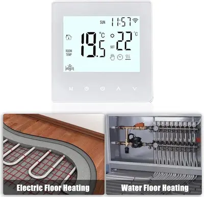 3A Wi-Fi Smart Programmable Thermostat for Underfloor Heating photo 4