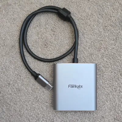 USB-C to Dual 4K DisplayPort Splitter Adapter, 4K 60Hz