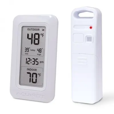 AcuRite Digital Indoor/Outdoor Thermometer with Clock photo 2