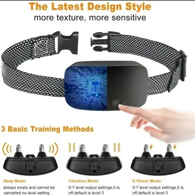 NBJU Rechargeable Anti-Bark Dog Collar, 7 Adjustable Levels photo 5