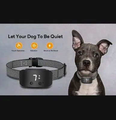 NBJU Rechargeable Anti-Bark Dog Collar, 7 Adjustable Levels photo 10