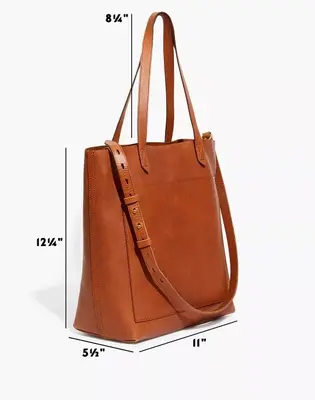 Madewell The Medium Transport Tote, English Saddle Leather photo 8