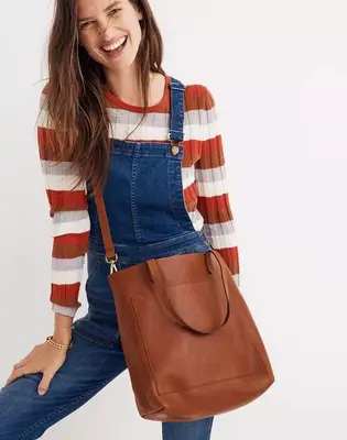 Madewell The Medium Transport Tote, English Saddle Leather photo 3