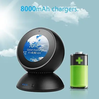 DAILYCOMB Echo Spot Movable Stand with 8000mAh Power Bank photo 5