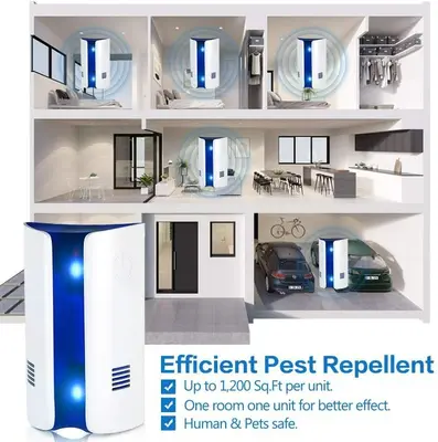 Electromagnetic and Ultrasonic Pest Repeller for Mice and Bugs photo 6