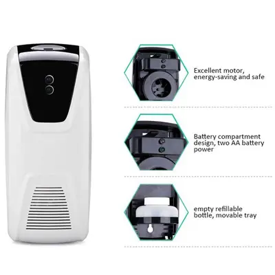 Automatic Fan-Type Light-Sensor Air Freshener Dispenser photo 6