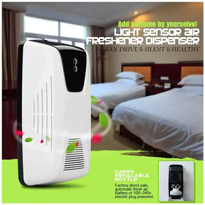 Automatic Fan-Type Light-Sensor Air Freshener Dispenser photo 10