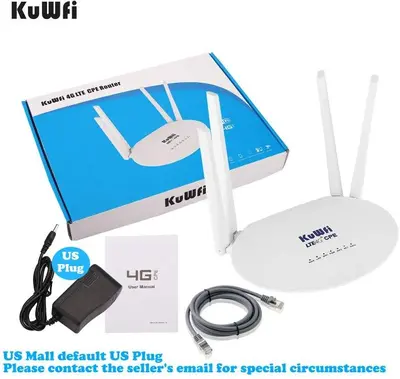 KuWFi CPE812 4G LTE Router, Cat6 300Mbps, SIM Slot photo 9