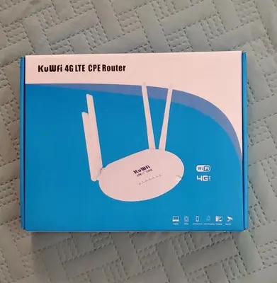 KuWFi CPE812 4G LTE Router, Cat6 300Mbps, SIM Slot