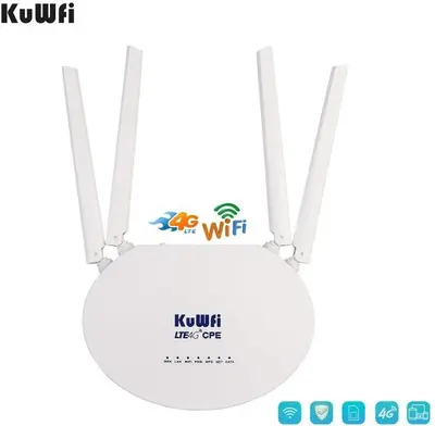 KuWFi CPE812 4G LTE Router, Cat6 300Mbps, SIM Slot photo 11
