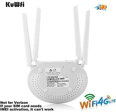 KuWFi CPE812 4G LTE Router, Cat6 300Mbps, SIM Slot photo 5