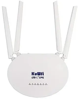 KuWFi CPE812 4G LTE Router, Cat6 300Mbps, SIM Slot photo 3