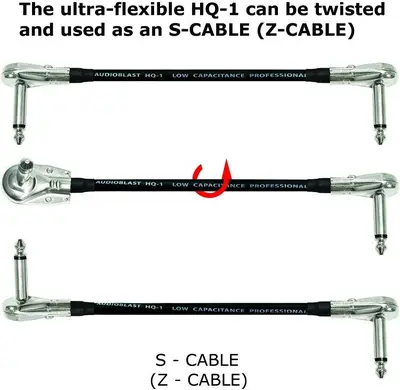 Audioblast HQ-1 Ultra-Flexible Dual-Shielded Cables, 3 ft, 2 Units photo 3