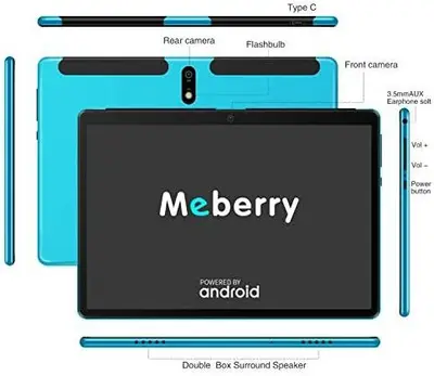 MEBERRY 10.1" Android 10 Tablet, 4GB RAM, 64GB, 8000mAh photo 7